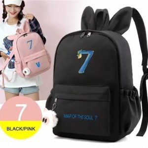 Bangtan Boys Map of Soul 7 Bias Backpack With Ears